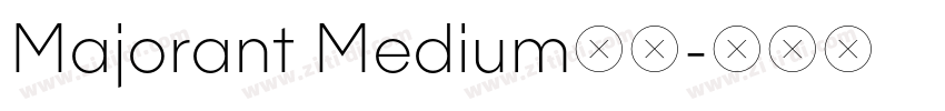 Majorant Medium字体字体转换